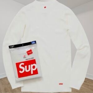 Supreme x Hanes Thermal Crew Medium fw25